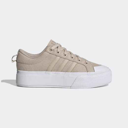 
      WOMEN'S ADIDAS BRAVADA PLATFORM WALKING TRAINERS - BEIGE
  